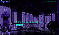 Screenshot of the website for Gym247